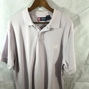 Chaps 100% Cotton XL Lavender Polo Shirt